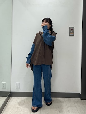 「KBF（ケイビーエフ）のアイテム」を使った、おーつさん（レディース・150cm）の夏コーディネート