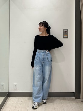「KBF（ケイビーエフ）のアイテム」を使った、おーつさん（レディース・150cm）の秋コーディネート