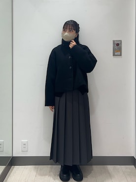 「アイテム（その他アウター）」を使った、おーつさん（レディース・150cm・20代）の秋コーディネート