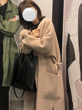 「N.O.R.C（ノーク）のアイテム（ジャケット/アウター）」を使った、さあやさん（レディース・163cm）の春コーディネート