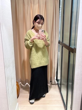 「カシミヤ」｜「アイテム（ワンピース/ドレス）」を使った、yoshikaさん（レディース・153cm）の夏コーディネート