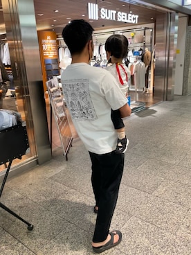 「TES（テス）のアイテム」を使った、Otera familyさん（メンズ・170cm）の夏コーディネート