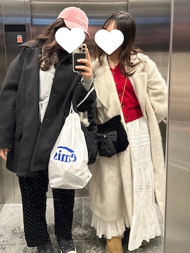 「アイテム（ステンカラーコート）」を使った、👶🏼さん（レディース・161cm）の春コーディネート