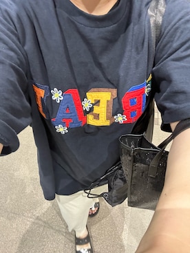 「PENDLETON（ペンドルトン）のアイテム（バッグ）」を使った、👶🏼さん（レディース・161cm）の夏コーディネート