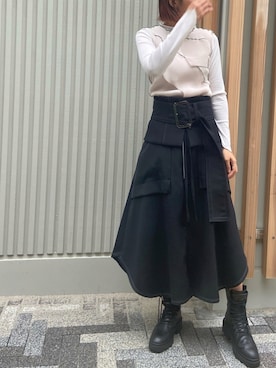 「ASH（アッシュ）のアイテム」を使った、YUKI IKEGAMIさん（レディース・165cm）の秋コーディネート