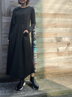 「EARLE（アール）のアイテム」を使った、YUKI IKEGAMIさん（レディース・165cm）の秋コーディネート