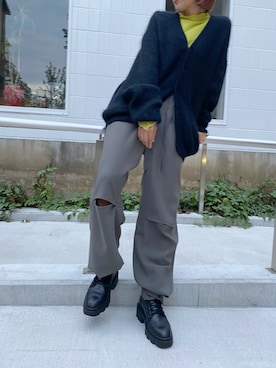 「ASH（アッシュ）のアイテム」を使った、YUKI IKEGAMIさん（レディース・165cm）の秋コーディネート