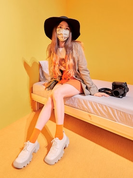 「PULL&BEAR（プルアンドベア）のアイテム（バッグ）」を使った、Rosyさん（レディース・158cm）の冬コーディネート