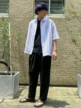 tk.TAKEO KIKUCHIあべのQ'smallさん（メンズ・180cm）の夏コーディネート