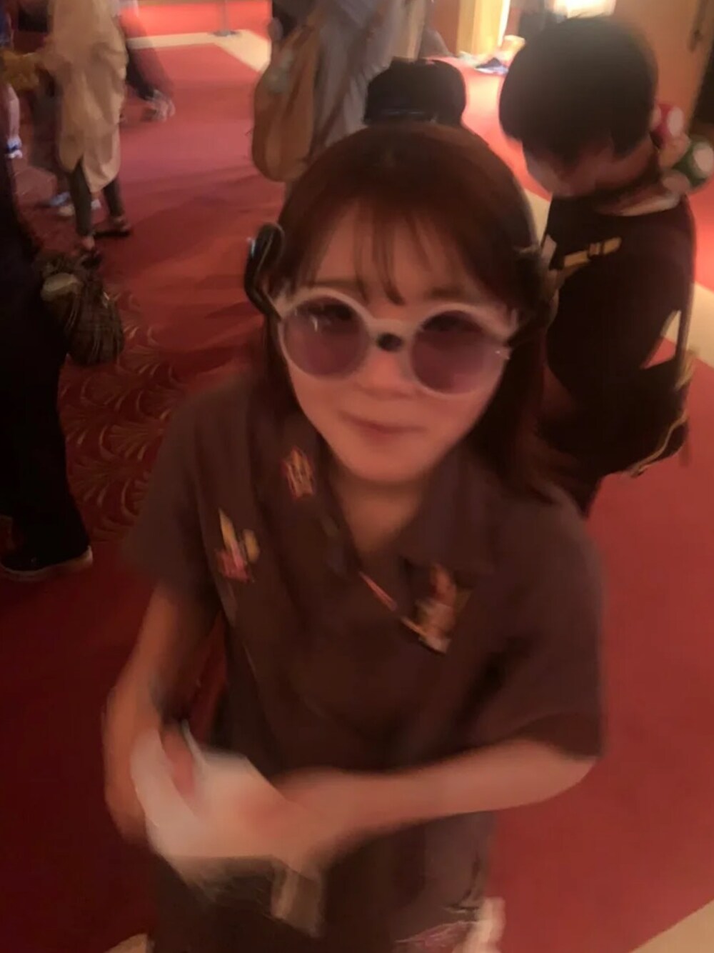 「USEDoのアイテム（サングラス、グレー系）」を使った、アオザイさん（レディース・157cm）の冬コーディネートの1枚目の写真