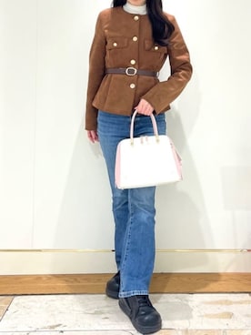 SamanthaThavasaさん（レディース・160cm）の冬コーディネート