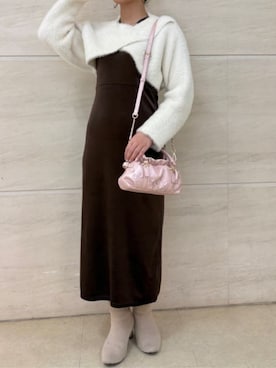 「Samantha Thavasa（サマンサタバサ）のアイテム」を使った、SamanthaThavasaさん（レディース・160cm）の冬コーディネート