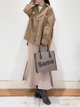 SamanthaThavasaさん(レディース・160cm)の冬コーディネート