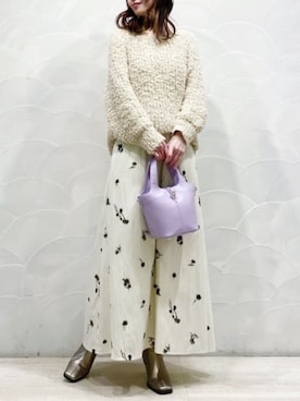 「ラベンダー」｜SamanthaThavasaさん（レディース・165cm）の春コーディネート