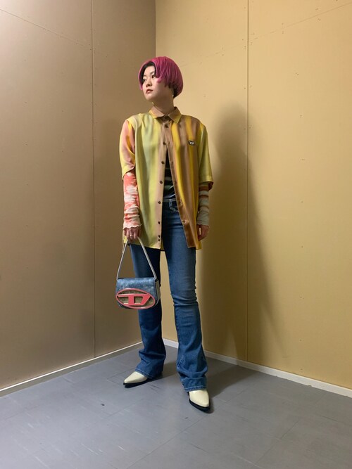 DIESEL（ディーゼル）の「レディース トップス ラウンドネック