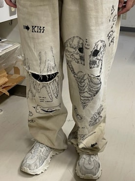 「Re:make（リメイク）のアイテム（パンツ）」を使った、み ず きさん（メンズ・174cm）の夏コーディネート