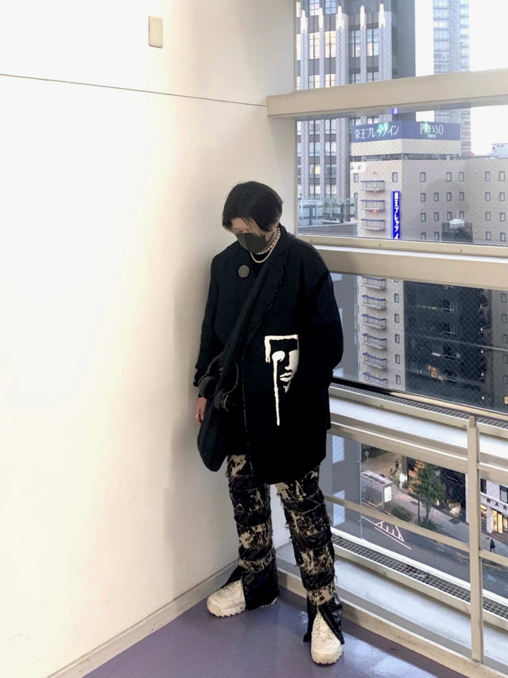 FILA フィラ スニーカー 19.0 フィラ FILA ＜FILA＞ディストータースニーカー （ホワイト