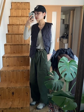 アボカドチーズナンさん（レディース・166cm）の冬コーディネート