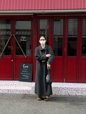 アボカドチーズナンさん(レディース・166cm)の冬コーディネート