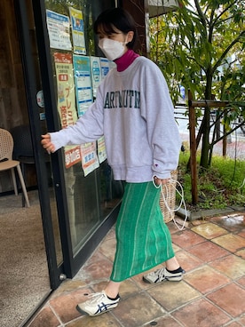 アボカドチーズナンさん（レディース・166cm）の冬コーディネート