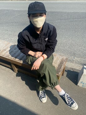 アボカドチーズナンさん（レディース・166cm）の冬コーディネート