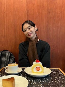 アボカドチーズナンさん(レディース・166cm)の冬コーディネート