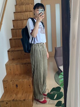 アボカドチーズナンさん（レディース・166cm）の夏コーディネート