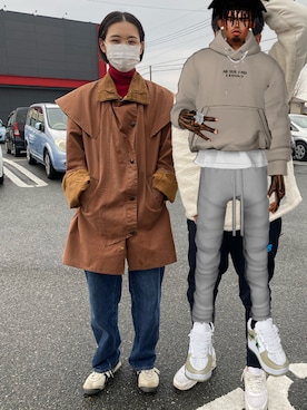 アボカドチーズナンさん（レディース・166cm）の冬コーディネート