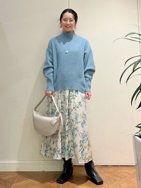 「KATHARINE ROSS（キャサリンロス）のアイテム（アクセサリー）」を使った、KATHARINEROSS さん（骨格ウェーブ・レディース・152cm）の冬コーディネート