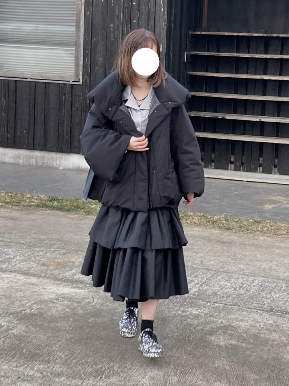 SIIILON / ティアードスカート/FREE/ポリエステル/BRW/SLAW17S01 SIIILON（シーロン）の「SIIILON SLAW17S01 Merina（スカート）」 - WEAR