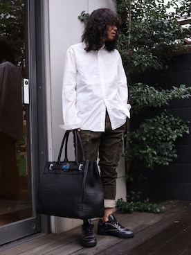 「SCROLLのアイテム」を使った、AOKIFLASH‼︎!さん（メンズ・166cm）の夏コーディネート
