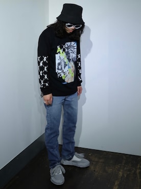 「TAKAHIROMIYASHITATheSoloIst.（タカヒロミヤシタザソロイスト）のアイテム」を使った、AOKIFLASH‼︎!さん（メンズ・166cm）の冬コーディネート