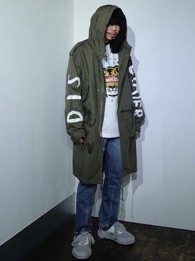 「STUD MUFFIN」｜「アイテム（ジャケット/アウター）」を使った、AOKIFLASH‼︎!さん（メンズ・166cm）の冬コーディネート