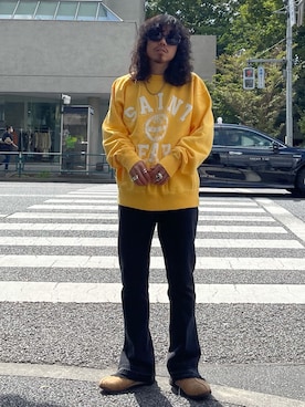 「TAKAHIROMIYASHITATheSoloIst.（タカヒロミヤシタザソロイスト）のアイテム（ファッション雑貨）」を使った、AOKIFLASH‼︎!さん（メンズ・166cm）の秋コーディネート