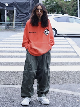 「READYMADE（レディメイド）のアイテム」を使った、AOKIFLASH‼︎!さん（メンズ・166cm）の夏コーディネート