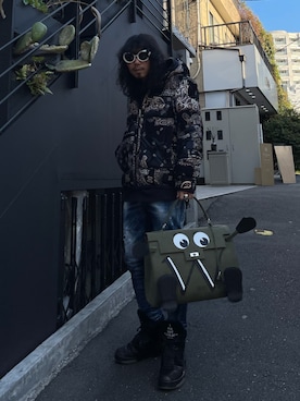 「READYMADE（レディメイド）のアイテム」を使った、AOKIFLASH‼︎!さん（メンズ・166cm）の冬コーディネート