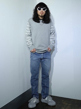 「TAKAHIROMIYASHITATheSoloIst.（タカヒロミヤシタザソロイスト）のアイテム」を使った、AOKIFLASH‼︎!さん（メンズ・166cm）の冬コーディネート