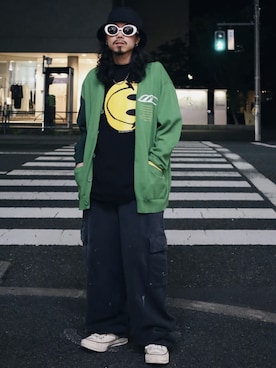 「READYMADE（レディメイド）のアイテム」を使った、AOKIFLASH‼︎!さん（メンズ・166cm）の春コーディネート