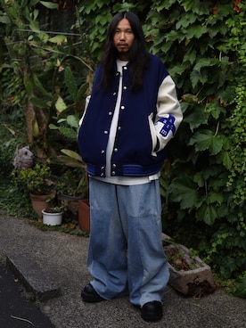 「READYMADE（レディメイド）のアイテム」を使った、AOKIFLASH‼︎!さん（メンズ・166cm）の夏コーディネート