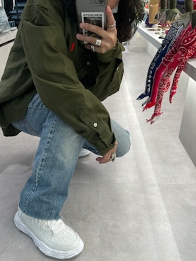 「READYMADE（レディメイド）のアイテム（トップス）」を使った、AOKIFLASH‼︎!さん（メンズ・166cm）の秋コーディネート