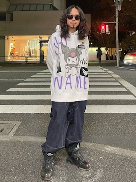 「ハンドペイント」｜AOKIFLASH‼︎!さん（メンズ・166cm）の秋コーディネート
