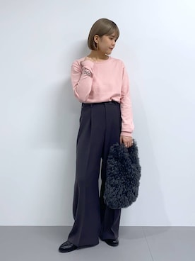 「BARNYARDSTORM（バンヤードストーム）のアイテム（スラックス）」を使った、BARNYARDSTORM / 碧さん（レディース・155cm）の冬コーディネート