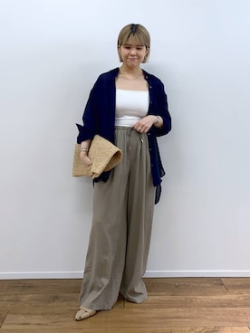 「MADE IN MADA（メイドインマダ）のアイテム」を使った、BARNYARDSTORM / 碧さん（レディース・155cm）の春コーディネート