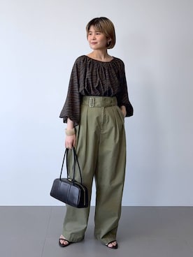 「アイテム（チノパンツ）」を使った、BARNYARDSTORM / 碧さん（レディース・155cm・20代）の春コーディネート
