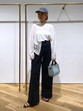「アイテム（キャップ）」を使った、BARNYARDSTORM / 碧さん（レディース・155cm・20代）の春コーディネート