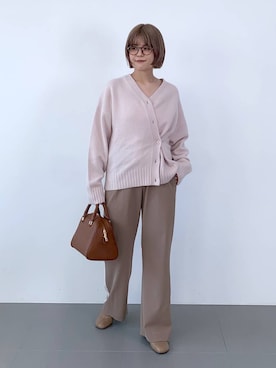 「アイテム（ボストンバッグ）」を使った、BARNYARDSTORM / 碧さん（レディース・155cm）の秋コーディネート