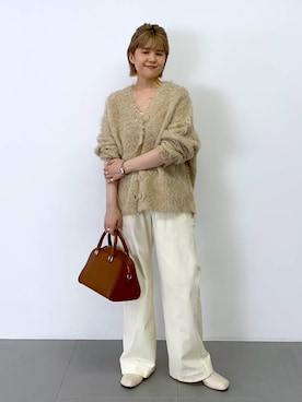 「アイテム（ヘアアクセサリー）」を使った、BARNYARDSTORM / 碧さん（レディース・155cm）の秋コーディネート