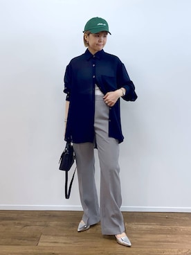 「アイテム（キャップ）」を使った、BARNYARDSTORM / 碧さん（レディース・155cm・20代）の春コーディネート