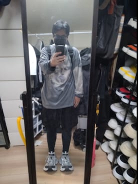 「アイテム（バックパック/リュック）」を使った、高さん（メンズ・176cm）の秋コーディネート