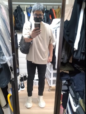 「STUDIOUS（ステュディオス）のアイテム（パンツ）」を使った、高さん（メンズ・176cm）の夏コーディネート